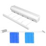 Varal de Parede Retratil 5 Cordas 6 Ganchos Extensivel Automatico Ajustavel Secador de Roupa Casa Ap - 10
