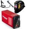 Solda Inversora 135a com Painel Digital 220v e Máscara de Solda Automática Tekna - 1