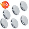 Kit 6 Ralo Click Inteligente Redondo 10x10cm 100 Inox CR106 - 1