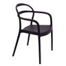 Cadeira Tramontina Sissi Eco Preto Empilhável em Polipropileno - 1