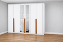 Ver imagem 1 de Guarda Roupa 6 Portas 6 Gav com Espelho Living -grand Line