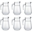 Ver imagem 1 de Jogo de 6 Jarras Bar Sempre Sucos ou Drinks 1,5l Nadir Figueiredo Vidro Transparentes