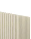 Ver imagem 4 de Painel Ripado Modulo Suspenso Parede TV 85 Nanda 2200 mm Cor:Off White