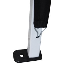 Tenda Gazebo Articulada 3x3 m Barraca Praia Camping Sanfonada Dobrável Alumínio com Bolsa Importway  - 3