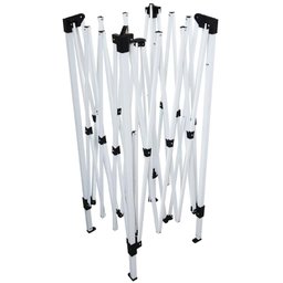 Tenda Gazebo Articulada 3x3 m Barraca Praia Camping Sanfonada Dobrável Alumínio com Bolsa Importway  - 5