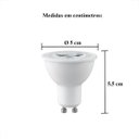 Ver imagem 4 de 4 Lampada De Led Dicroica Neutro 6W Mr16 GU10 4000k Lup10