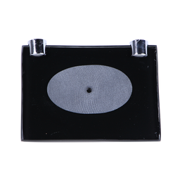 Kit Acessórios para Banheiro Vidro 5 Peças Preto Reto - 5