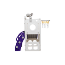 Ver imagem 3 de Playground Infantil Mini Mundo 5 em 1 Roxo e Verde Freso
