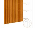Ver imagem 4 de Conjunto Painel Ripado Tv até 75 e Rack Pés Madeira Duque Cor:madeira