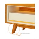 Ver imagem 7 de Conjunto Painel Ripado Tv até 75 e Rack Pés Madeira Duque Cor:madeira
