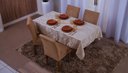 Ver imagem 2 de toalha de mesa quadrada 4 lugares tecido jacquard 1,35x1,50:bege