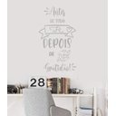 Ver imagem 3 de Adesivo decorativo frase Antes de tudo fé