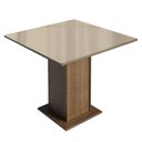 Ver imagem 6 de Conjunto Sala de Jantar Tampo de Vidro 4 Cadeiras Rustic/crema/imperial Sines Madesa