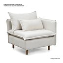 Ver imagem 4 de Capas Sofá Sôma Braço Lateral CabeCasa MadeiraOriginals Bege/Marrom