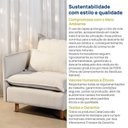 Ver imagem 5 de Capas Sofá Sôma Braço Lateral CabeCasa MadeiraOriginals Bege/Marrom