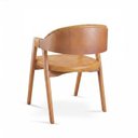 Ver imagem 5 de Kit 6 Cadeiras de Jantar Estofadas Couro Sintético Madeira Gaia