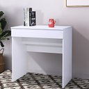 Ver imagem 3 de ESCRIVANINHA RETA POR PORTA E TAMPO BASCULANTE, ACOMPANHA ESPELHO