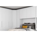 Ver imagem 6 de Módulo de Quarto Casal Guarda Roupa C- 1 Porta Rizon-linea Neve - Novo Horizonte