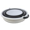 Balde Retrátil de Silicone Dobravel Redondo 10l Branco Partna - 5