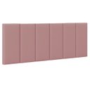 Ver imagem 1 de Cabeceira Cama Casal King Modulo 1,95 Itália Estofada Suspensa - Rose Suede