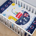 Ver imagem 1 de Edredom de Berço Avulso Americano Infantil Estampado Cobertor Bebês Menino Menina Marinheiro