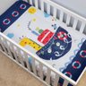 Edredom de Berço Avulso Americano Infantil Estampado Cobertor Bebês Menino Menina Marinheiro - 1