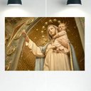 Ver imagem 1 de Quadro Decorativo Tela Canvas Religiosos Ref:qbre2 Lojall 60 X 40 Cm Borda Infinita