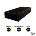 Ver imagem 4 de Cama Box Baú Solteiro Suede Preto