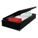 Ver imagem 1 de Cama Box Baú Solteiro Suede Preto
