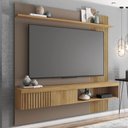 Ver imagem 2 de Painel para TV Suspenso 65 Pol. Helen C01 Buriti/Fendi - Mpozenato