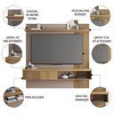 Ver imagem 3 de Painel para TV Suspenso 65 Pol. Helen C01 Buriti/Fendi - Mpozenato