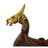 Incensário Vareta Barco Viking Cor Gold em Resina 33 Cm - 2