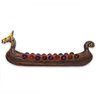 Incensário Vareta Barco Viking Cor Gold em Resina 33 Cm - 1