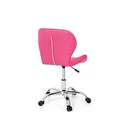 Ver imagem 4 de Cadeira Office Eiffel Slim Base Giratória - Rosa