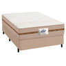 Cama Box Casal Colchão Molas Flora Bege 138x188x58cm - 2