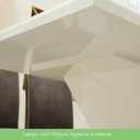 Ver imagem 2 de Conjunto Sala Jantar tampo Mdf| Cadeiras Off White C/Nature