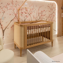 Ver imagem 5 de Berço Americano 2 em 1 Madeira com de Tela Quater Linha Paglia