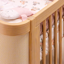 Ver imagem 4 de Berço Americano 2 em 1 com Colchão em Madeira Maciça e Palinha Linha Paglia Quater