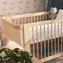 Ver imagem 6 de Berço Americano 2 em 1 Madeira com de Tela Quater Linha Paglia