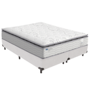 Ver imagem 1 de Cama Box e Colchão Amsterdã Molas Ensacadas Queen Probel: Branco