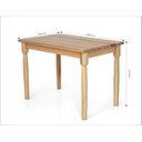 Ver imagem 3 de Conjunto de Mesa com 4 Cadeiras em Madeira Maciça Natural