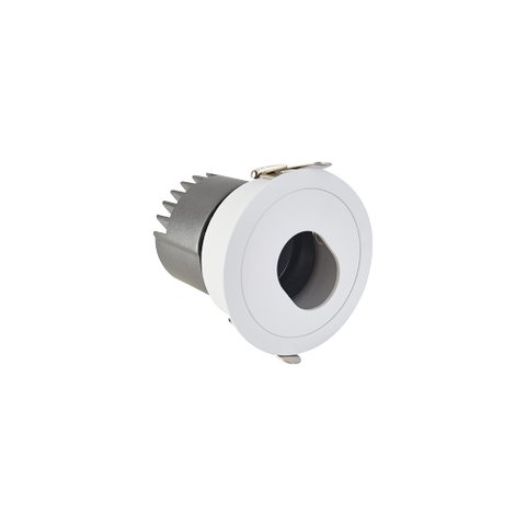 Spot de Embutir Nordecor Zaon Redondo Led Alto Irc 97 10w Bivolt Branco 2700k Luz Amarela 6514