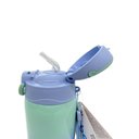 Ver imagem 4 de Copo Térmico Parede Dupla com Canudo Azul - Buba