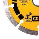 Ver imagem 3 de Disco Diamantado Segmentado 110mm Furo 20mm com Bucha 16mm para Cortes em Concreto Tijolos e Reboco
