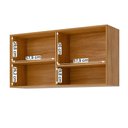 Ver imagem 3 de Armário Aéreo Aurea 120 Cm com 2 Portas Cinamomo/branco