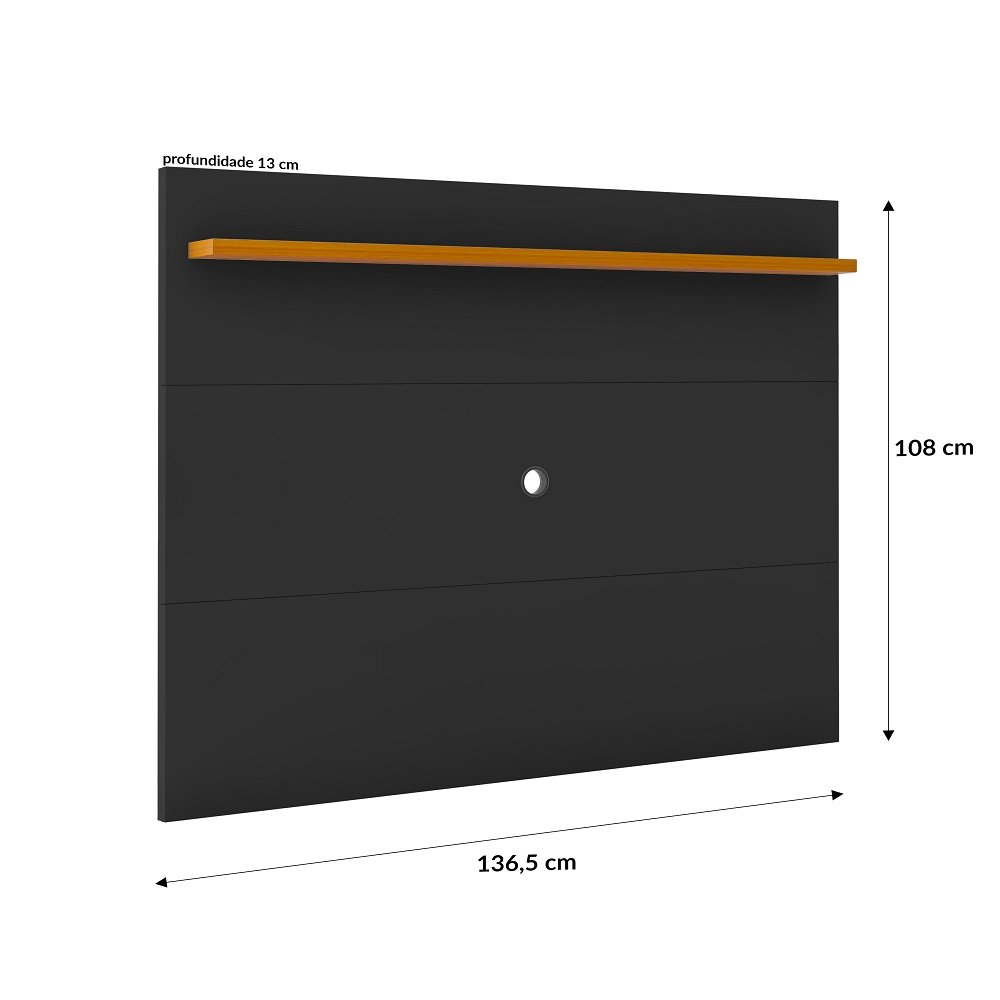 Rack Ripado 2 Portas com Painel para Tv 50 Polegadas Astúrias 136cm - 2