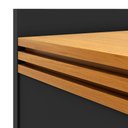 Ver imagem 7 de Rack Ripado 2 Portas com Painel para Tv 50 Polegadas Astúrias 136cm