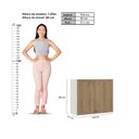Ver imagem 2 de Armário Aéreo Berlim 80cm 2 Portas MDF-MDP Giratória Branco e Carvalho