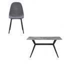 Ver imagem 3 de Kit Mesa de Jantar com Tampo Granito com 4 Cadeiras 140cm Caemmun