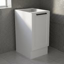 Ver imagem 1 de Balcão para Cozinha 1 Porta 1 Prateleira 40cm MDF Grazi Branco